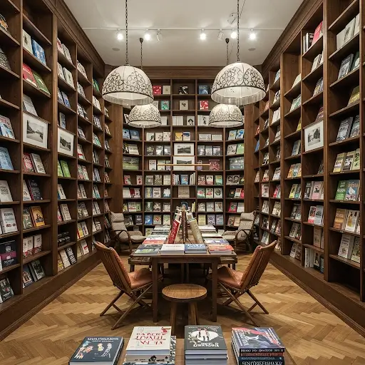 Интерьер книжного магазина